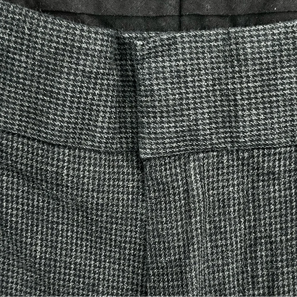 J. Crew Slim Gray Houndstooth Bedford Dress Pants Sz 33 x 32 Professional Career